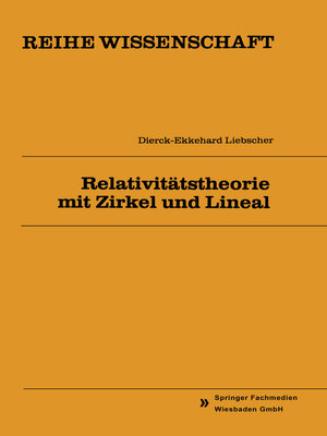cover image of Relativitätstheorie mit Zirkel und Lineal